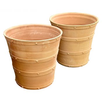 Riveted Terracotta Pots 