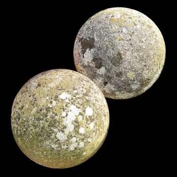 Portland Stone Spheres