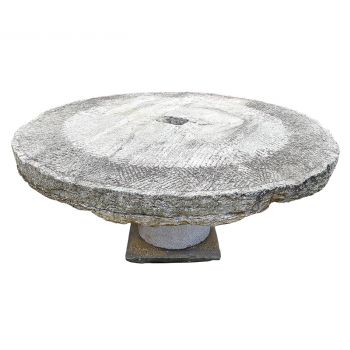 Granite Mill Wheel Table 