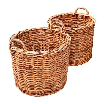 Round Handled Log Baskets