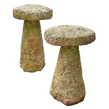 A Pair of Cornish Staddle Stones