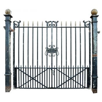 Pair of Antique Gates with Posts