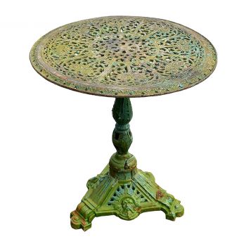 Green Cast Iron Table