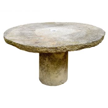 Antique Mill Wheel Table 