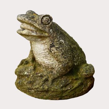 Carved Stone Frog 