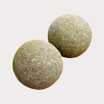 Small Carved Stone Spheres