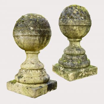 Monumental Limestone Finials