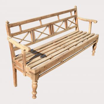 Teak Cross Bench