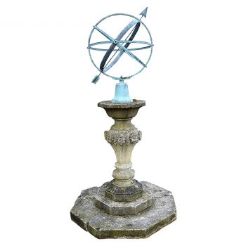 Antique Armillary Sundial 